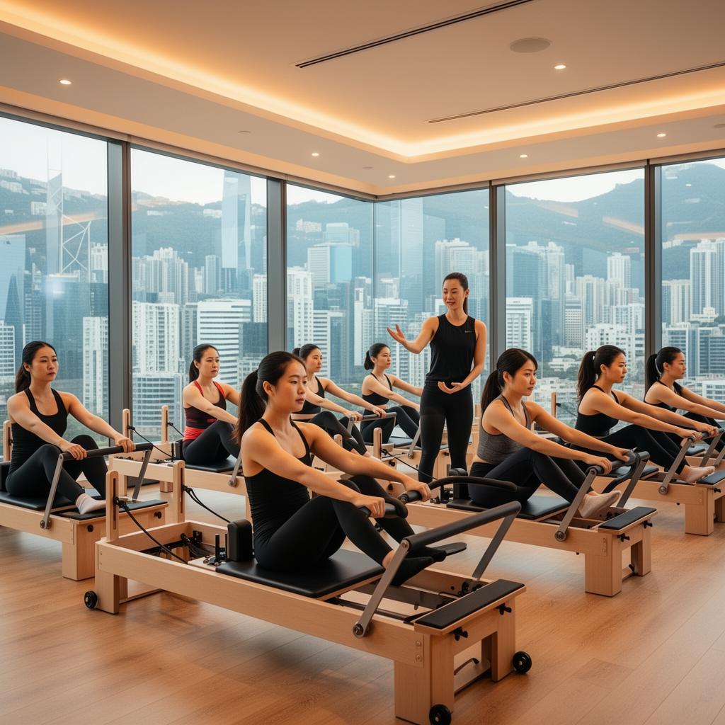 Reformer Pilates class trending in Hong Kong fitness studios